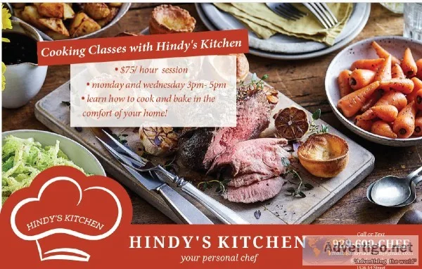 cooking classes with Hindys Kitchen
