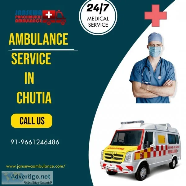 Budget-friendly Ambulance Service in Chutia by Jansewa panchmukh