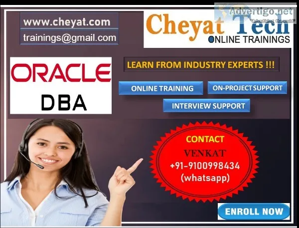 oracle dba online training - cheyat tech