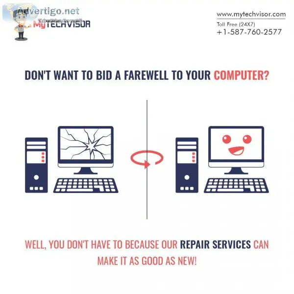 Onsite and remote computer repair services calgary-Mytechvisor t