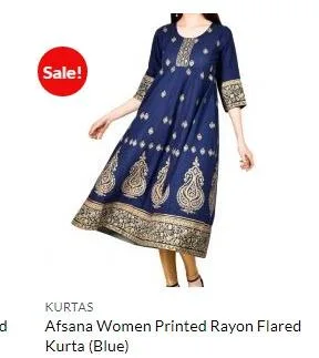 Cream colour kurta
