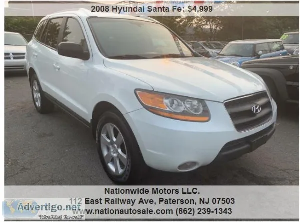 2008 Hyundai Santa Fe SE AWD 4dr SUV  4999