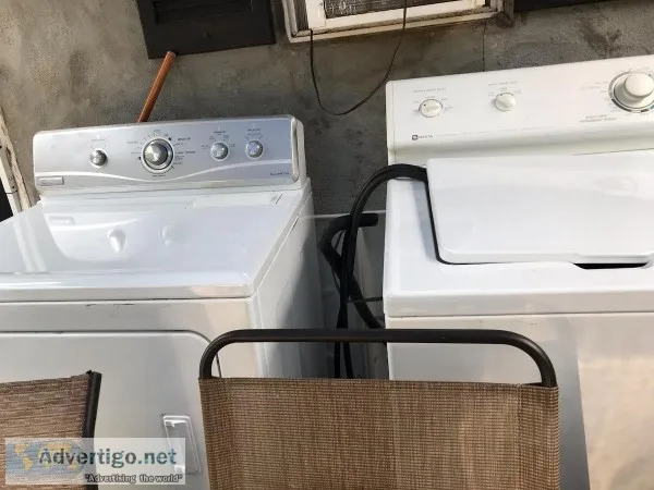 Washer and dryer set for sale
