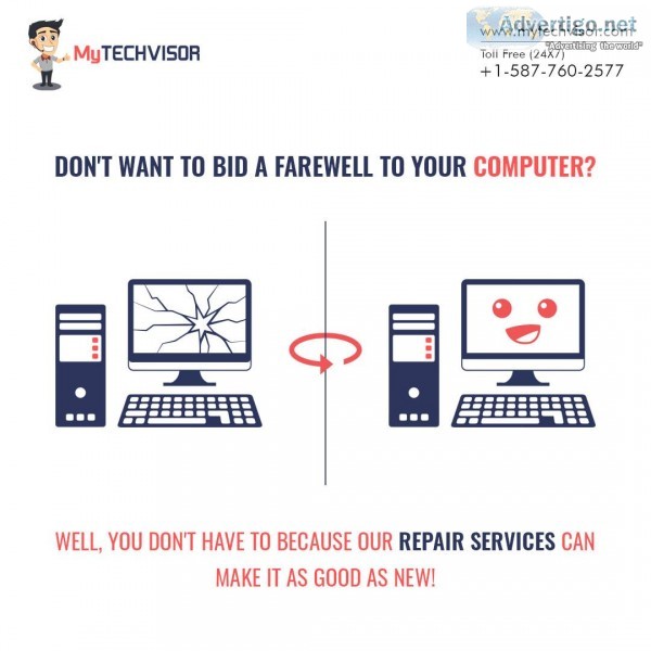 Onsite and remote computer repair services calgary(Mytechvis or)