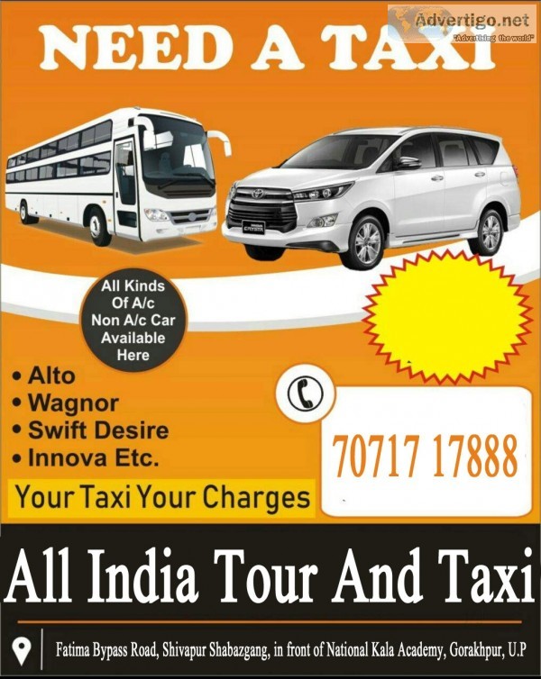 Cheapest taxi service provider in gorakhpur