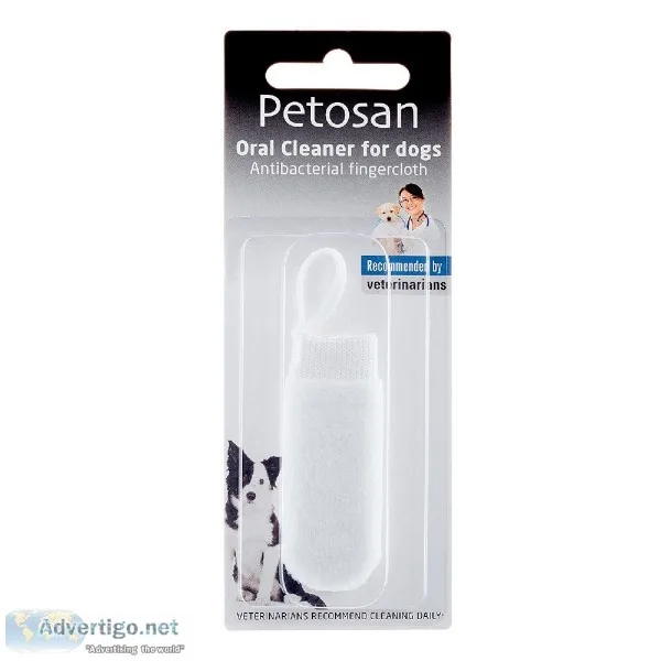 Buy Petosan Dental Cleaning Finger Cloth Online  DiscountPetCare