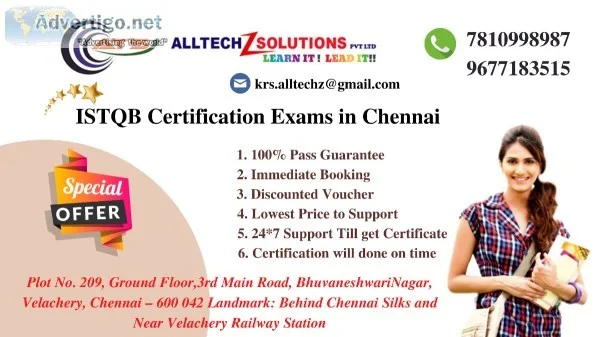 ISTQB Certification in Chennai and Velachery
