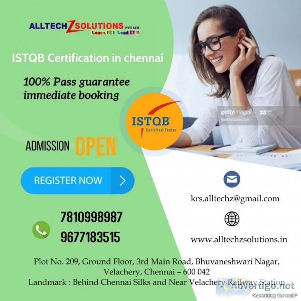 ISTQB Certification in Chennai and Velachery