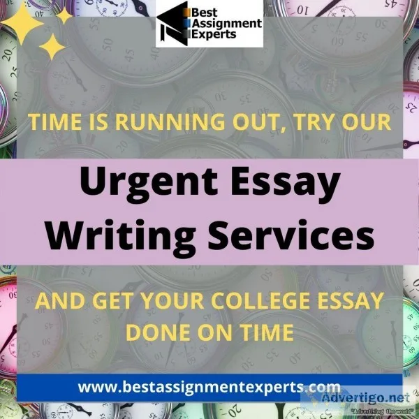 Urgent Essay Writing Services