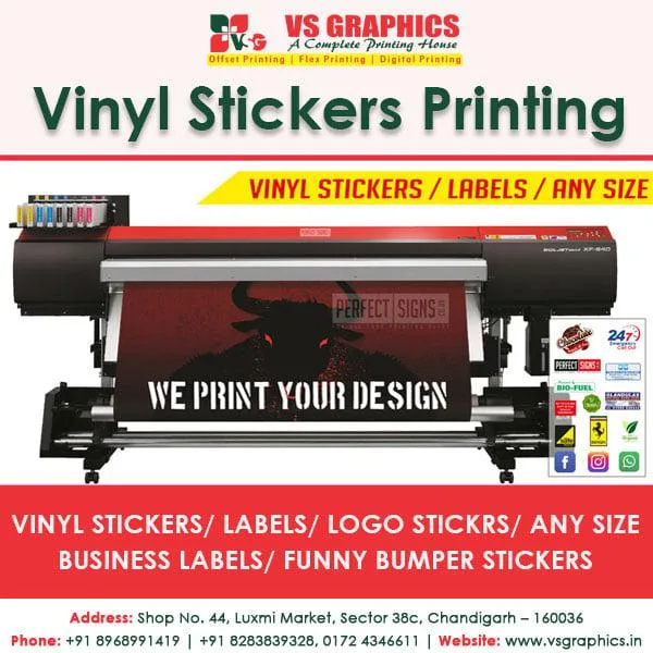 Vinyl PrintingPrinter service in Tricity