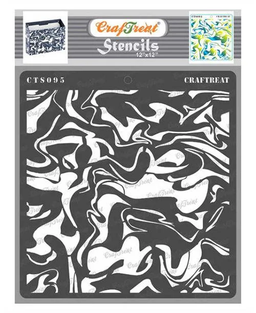 Marble Stencil for Wall Decorations