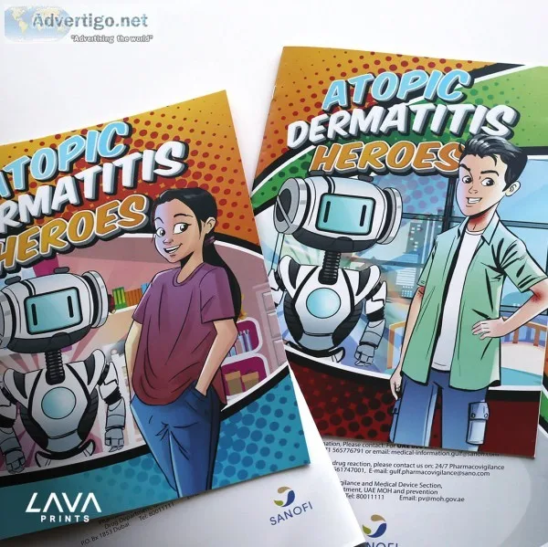Printed comic books