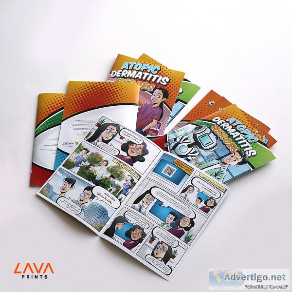 Printed comic books
