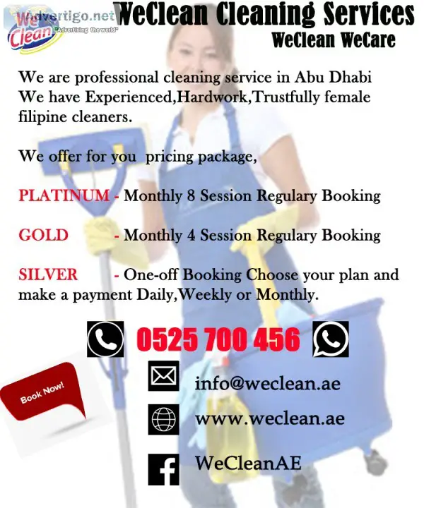 Weclean home cleaning services