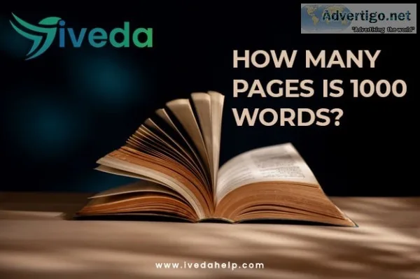 How many pages is 1000 words