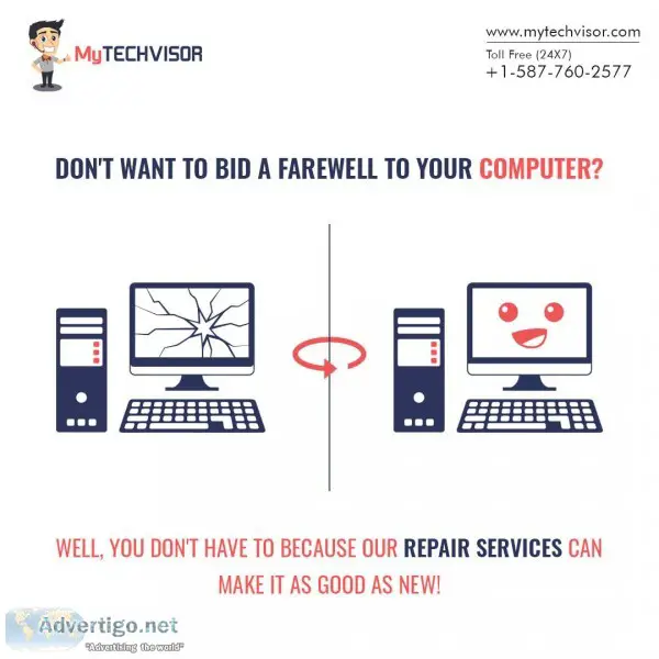 Onsite and remote computer repair services calgary-247 available