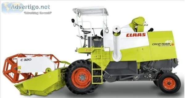 Claas harvester	with product range and price