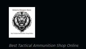 Roberts weapon store