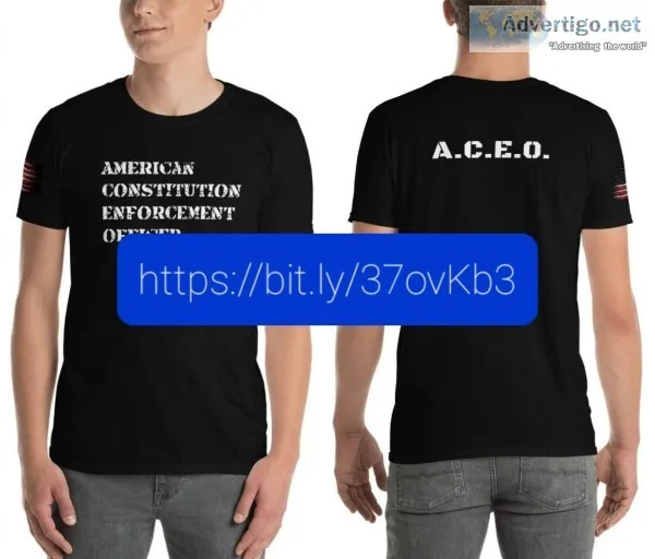 American Constitution Enforcement Officer Shirt