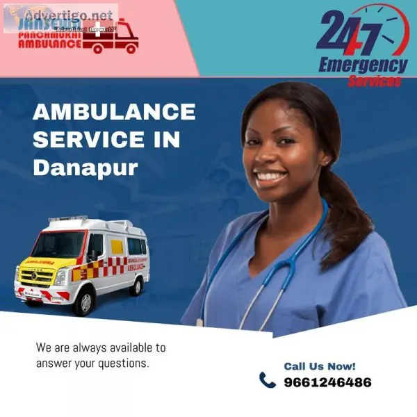 Reliable Ambulance service in Danapur by Jansewa
