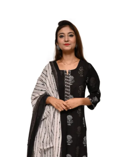 Grey colour plazo suit