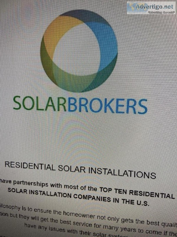 GO SOLAR AND SAVE ON ELECTRIC BILLS