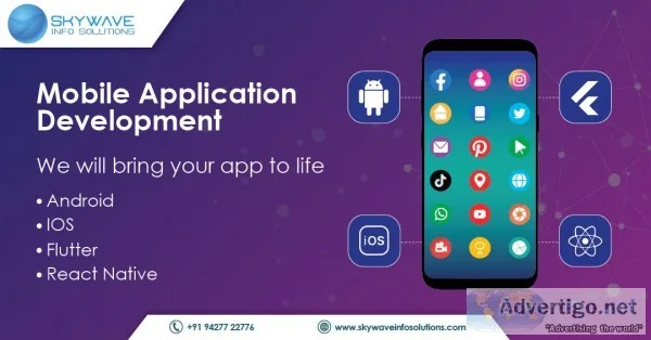 Mobile application development company | skywave info solutions