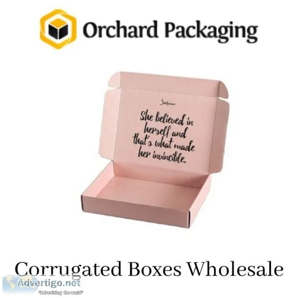 Get Customized Wholesale Corrugated Boxes at OrchardPackaging