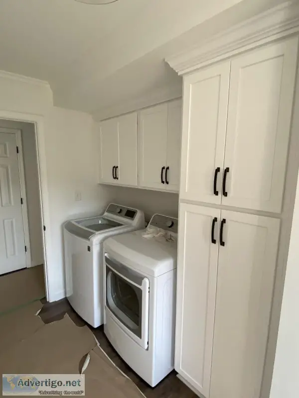 Custom Laundry Cabinets and Built-Ins