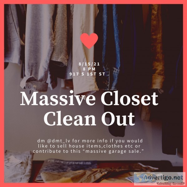 Massive garage sale Sunday Multi Person community