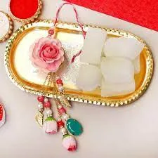 Online rakhi with sweets delivery from myflowertree