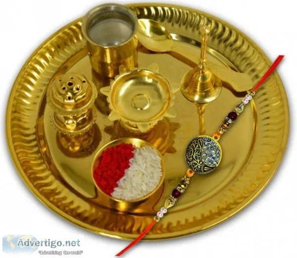 Send rakhi thali online india