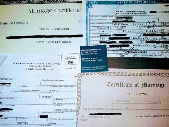 U.S. MARRIAGE CERTIFICATE APOSTILLE TRANSLATION SERVICES ONLINE 
