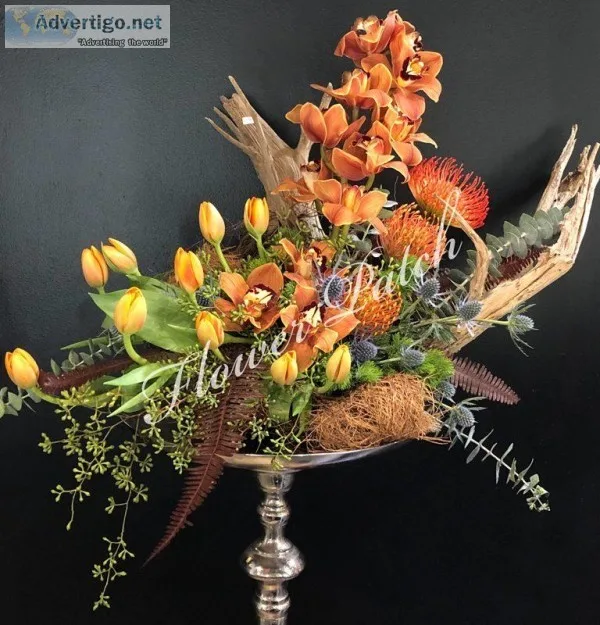 Orange You Glad to See This Flower Arrangement