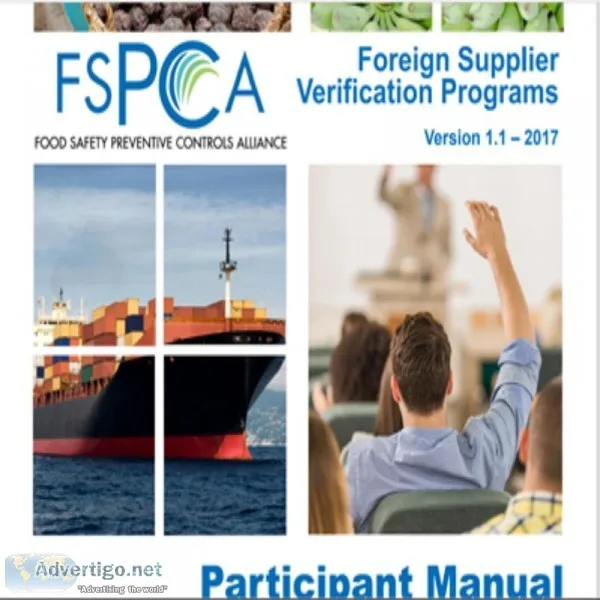 FSMA PCQI Training Course