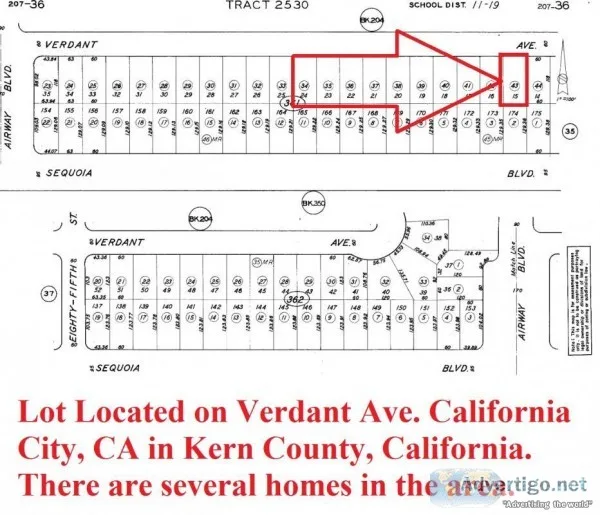LOT ON VERDANT AVE. LOCATED IN CALIFORNIA CITY 92802214