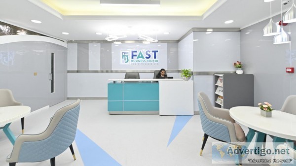 Furnished Office for rent in Dubai with Free Access to Meeting R