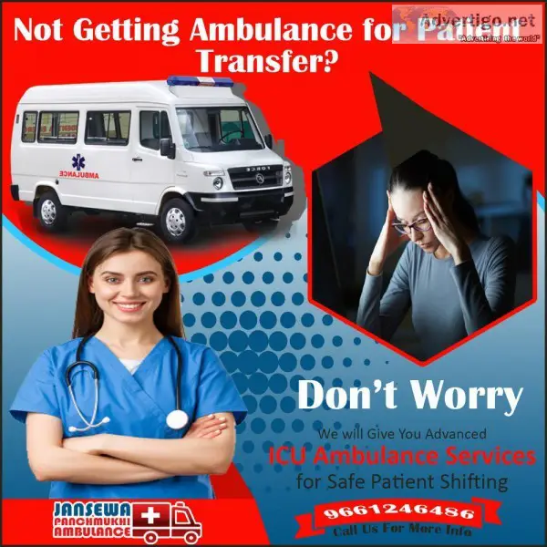 Advance Life Support Road Ambulance Service from Saguna More Pat