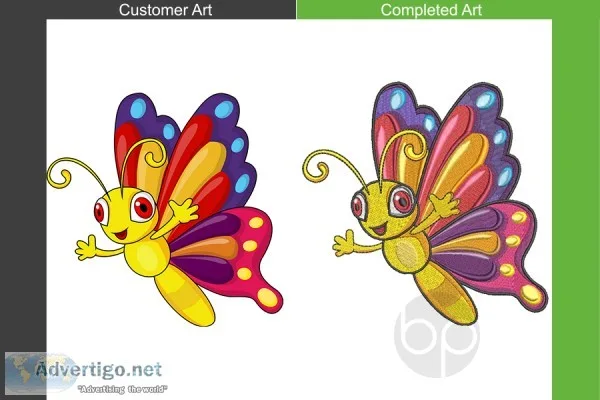 Custom embroidery digitizing service