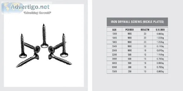 Get Drywall Screws by Kaizon Hardware