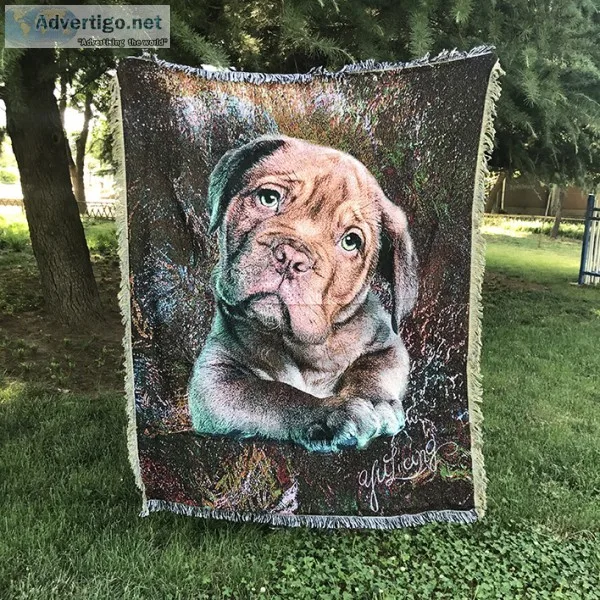 Animal throw blankets