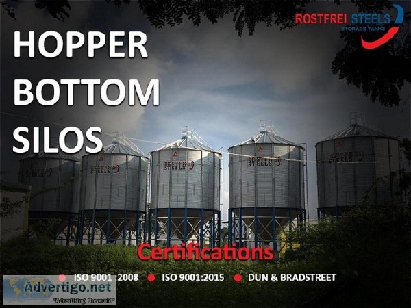 Hopper Bottom Silos  Grain Silo  Storage Silo - Rostfrei Steels