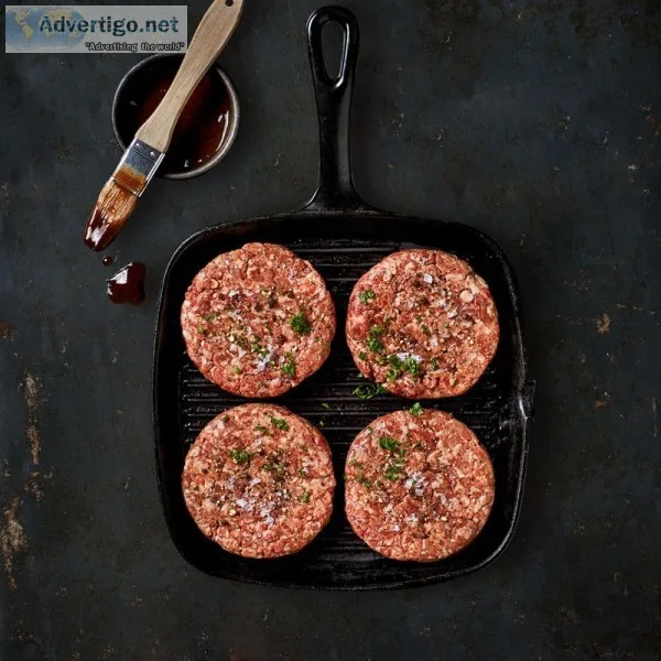 Wagyu beef burger patties buy online now at elfab shop