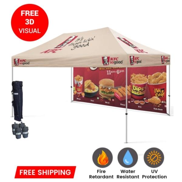 Custom Canopy Tents  Custom Printed Graphics