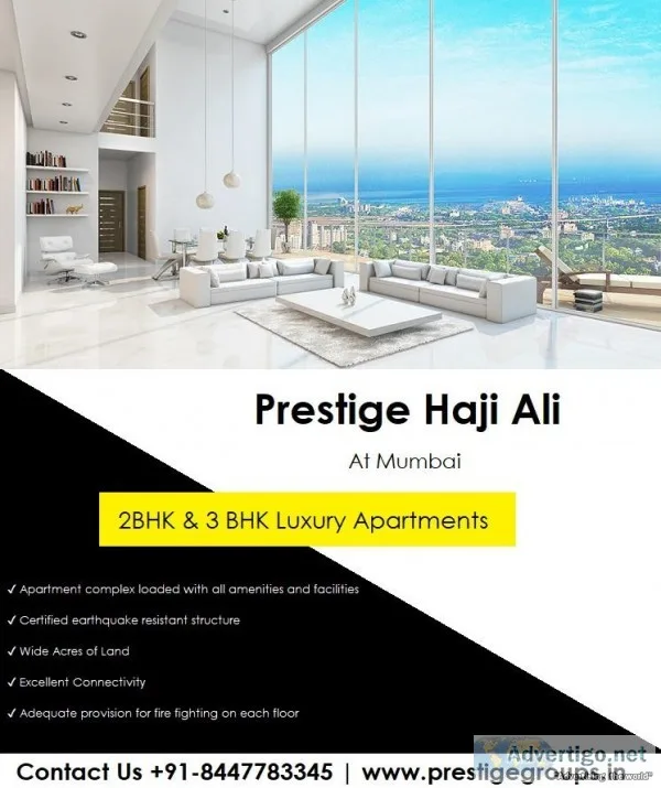 Prestige Project In Haji Ali  Close To All Comforts Project At M