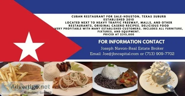 Restuarant for Sale
