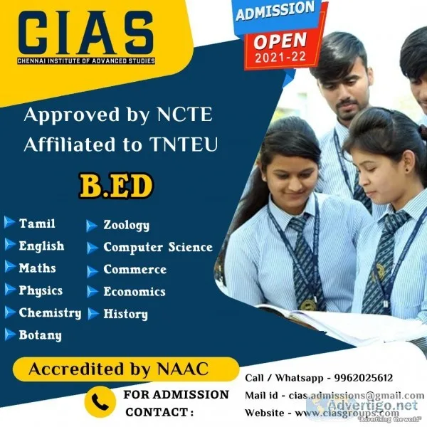 ADMISSIONS OPEN FOR B.Ed and M.EdAPPROVED BY AICTE NAAC NCTE