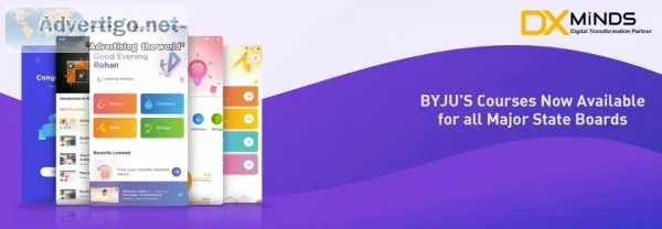 Hire Dedicated byjus app developers in India  DxMinds