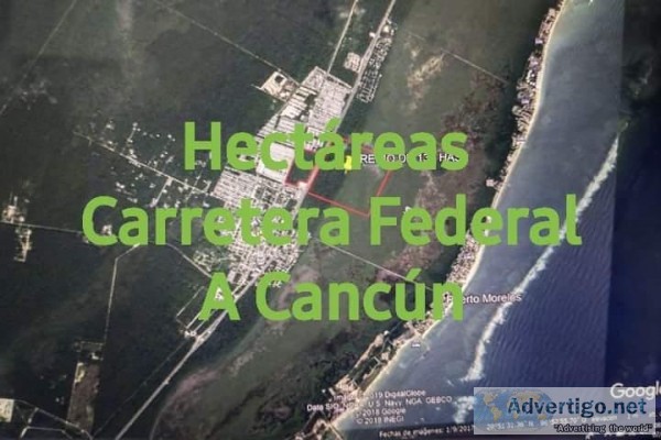 PUERTO MORELOS. RIVIERA MAYA HECT&AacuteREAS. HOTELES EN VENTA E