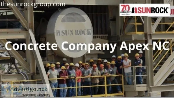 Concrete Company Apex NC The Sunrock Group